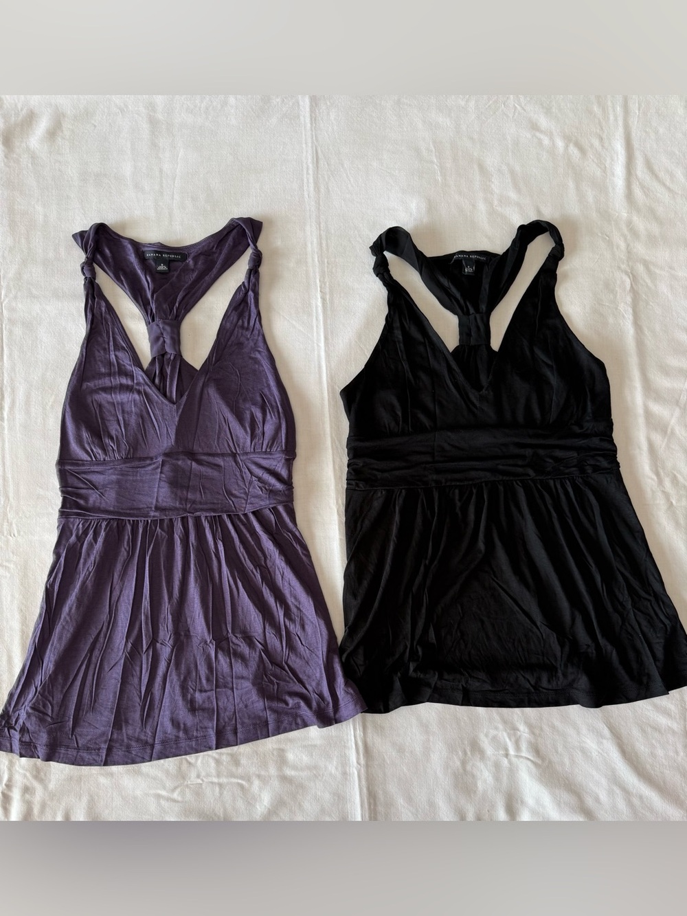 Banana Republic Twisted Racerback Babydoll Tank Top - Size Small